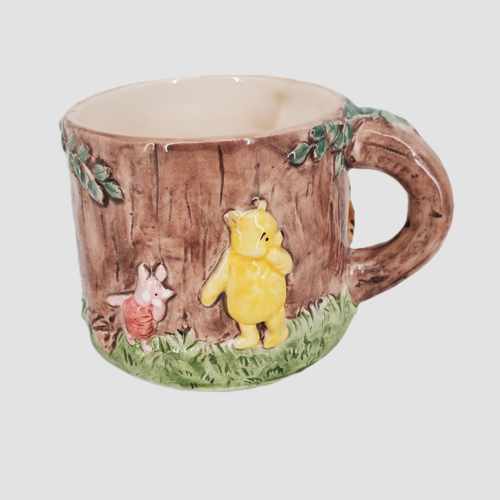 Disney Classic Pooh Charpente 3D Mug Winnie Piglet Tigger Bee Honey 10oz New